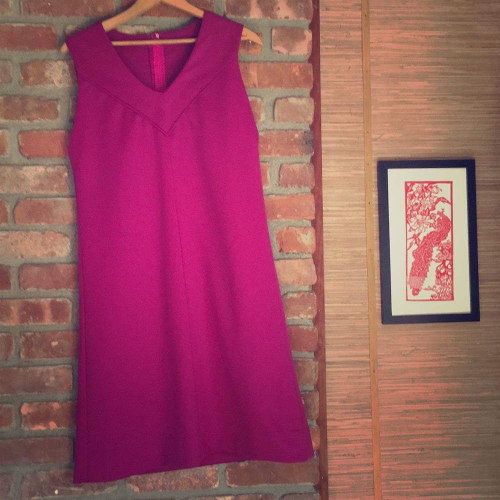 Retro vintage pink dress